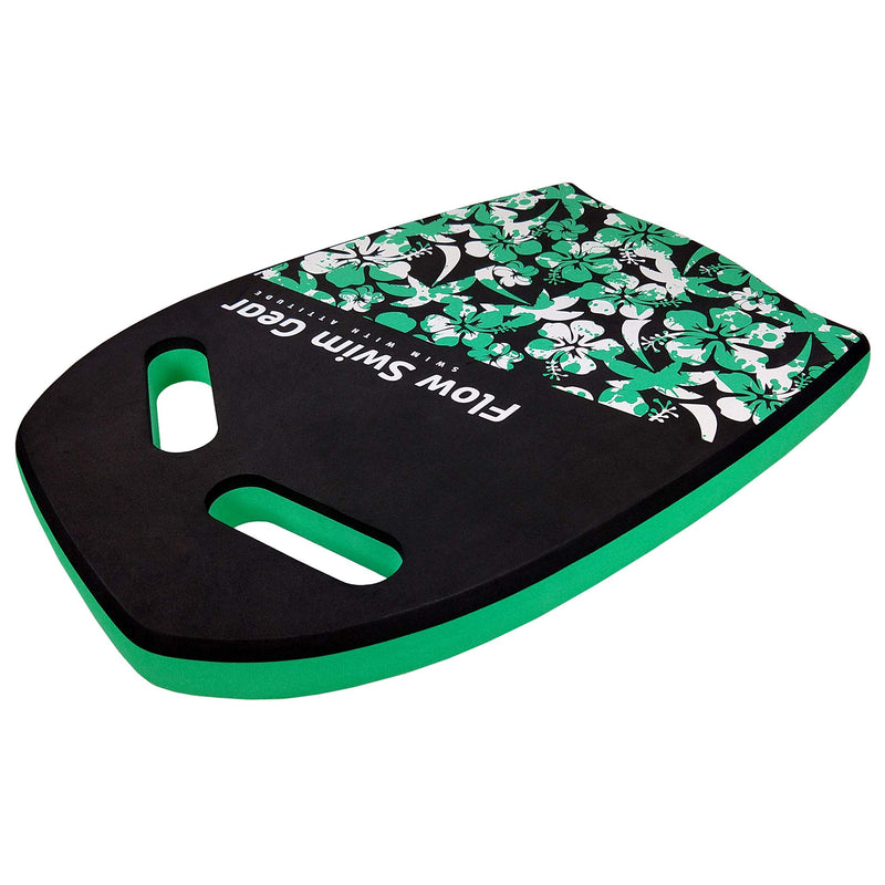 Flow Swimming Kickboard - Swim Training Foam Kick Board for Kids and Adults (One Size Fits All) Aloha - BeesActive Australia