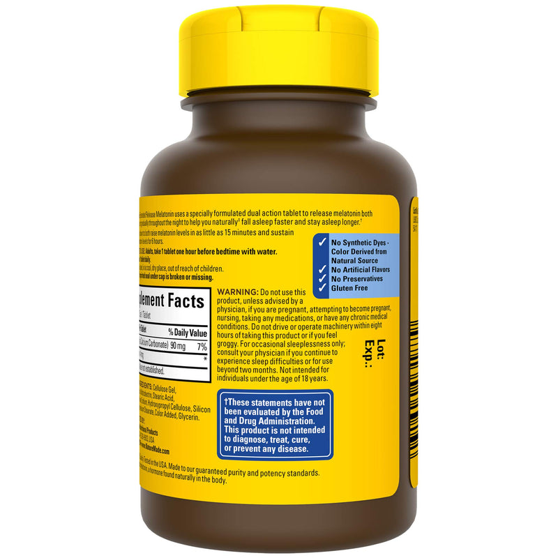Nature Made Extended Release Melatonin 4mg Tablets, 90 Count to Naturally Help You Fall Asleep Faster and Stay Asleep Longer - BeesActive Australia