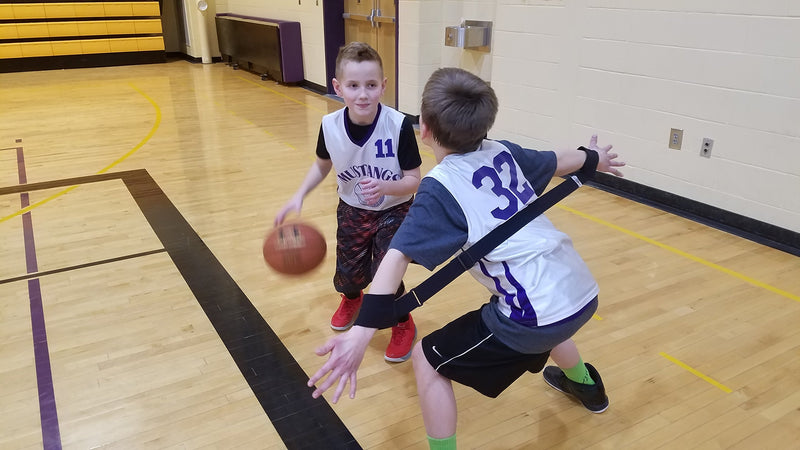 Basketball Defensive Reach Control - Defensive Training Aid - Get Players to Stop Reaching in - Get Players to Stop Fouling - One Size Fits All - Keeps Players from Reaching in - BeesActive Australia