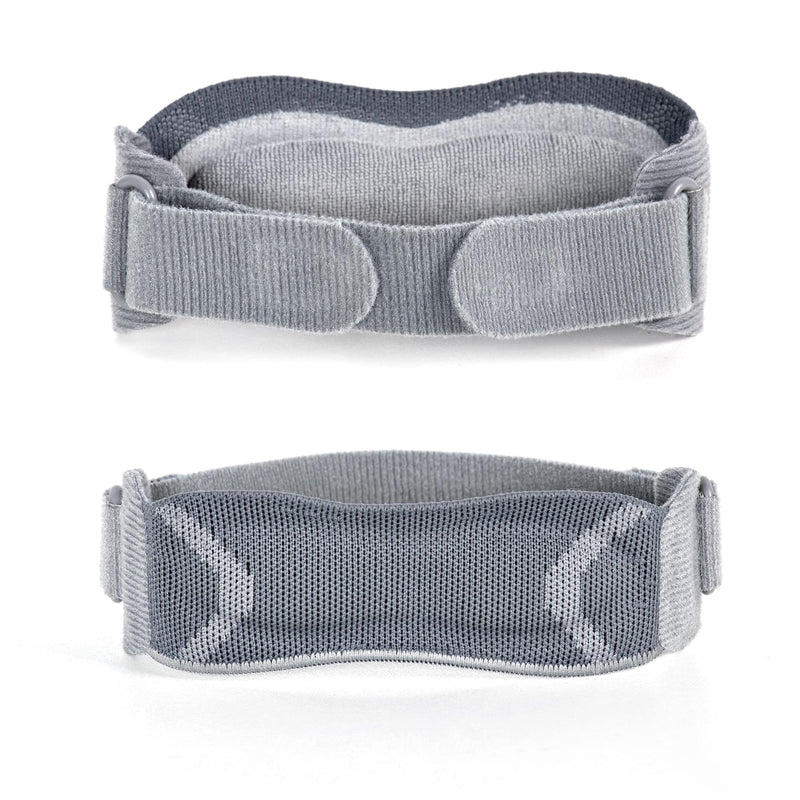 Thx4COPPER Patella Tendon Knee Strap, Adjustable Knee Support Brace with Gel Pad for Weightlifting Squats Jumpers Tennis Hiking Soccer Volleyball, Knee Pain Relief for ACL MCL Arthritis Tendonitis Grey - BeesActive Australia