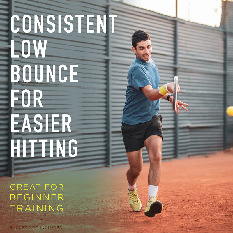 Franklin Sports Practice Tennis Balls - Official Size Low Pressure Tennis Balls - Great for Training + Practice - 3 Pack Can of Low Bounce All Court Surface Tennis Balls - BeesActive Australia