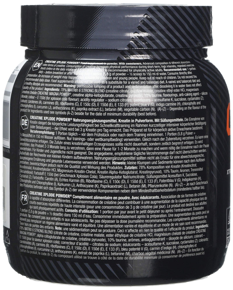 Olimp Labs Creatine Xplode Powder, Orange Flavour, 500 g Creatine Xplode Powder 500 g - Orange 500 g (Pack of 1) - BeesActive Australia