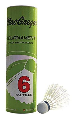 MACGREGOR Mac Nylon Badminton Birdie 6/Tube - BeesActive Australia