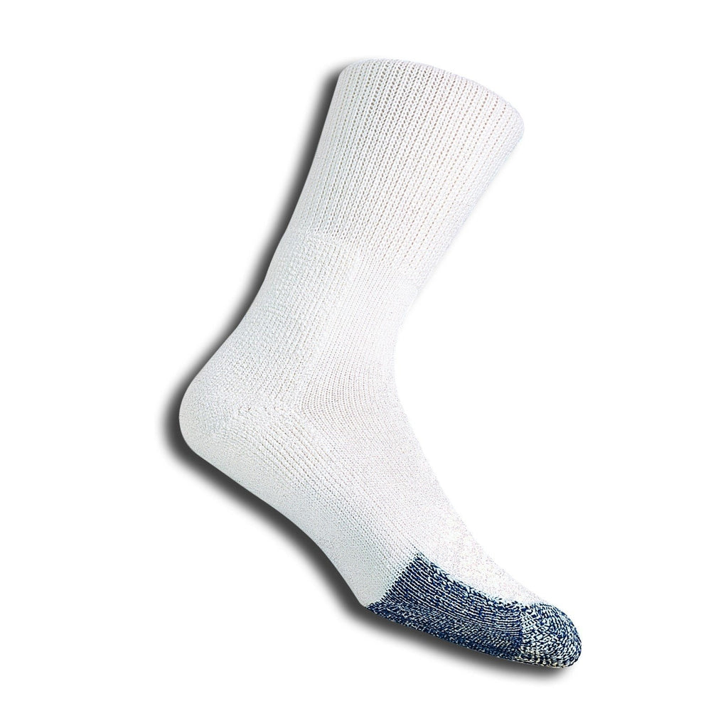 Thorlos Unisex BX Basketball Thick Padded Crew Sock Large White - BeesActive Australia