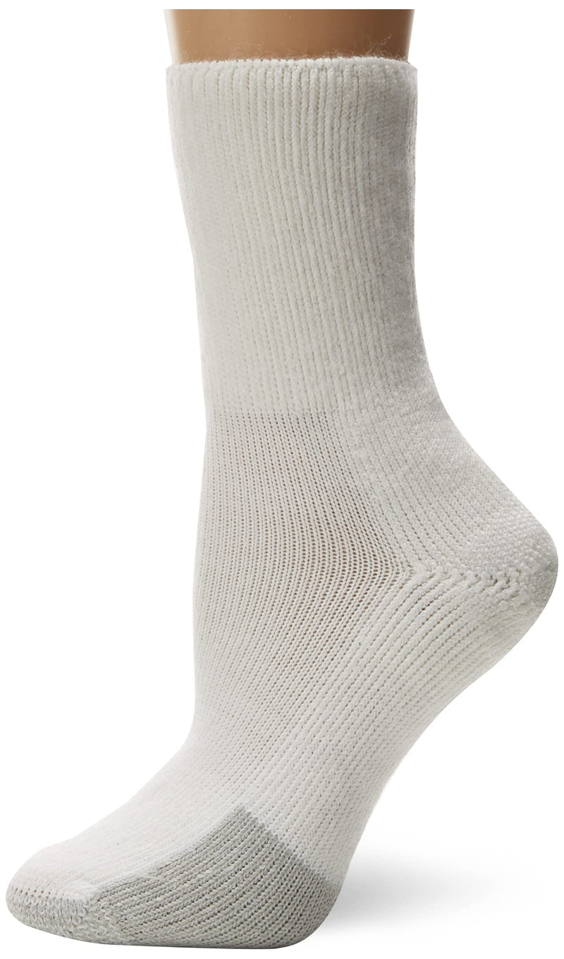thorlos womens Tc Max Cushion Cuff tennis socks, White, Medium US - BeesActive Australia