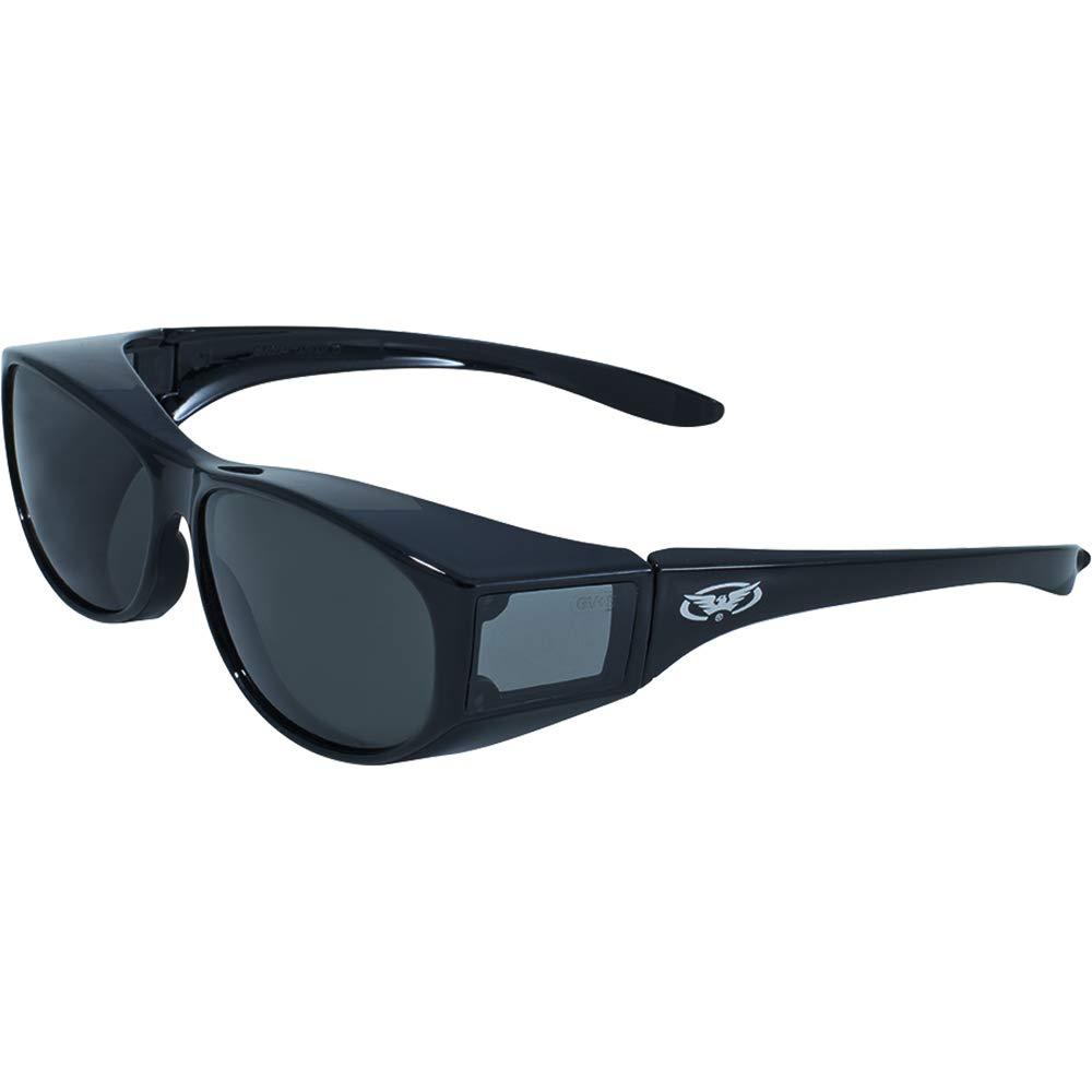 Global Vision Escort Safety Glasses Fit Over Most Eyewear Smoke Lenses Black Smoke - BeesActive Australia