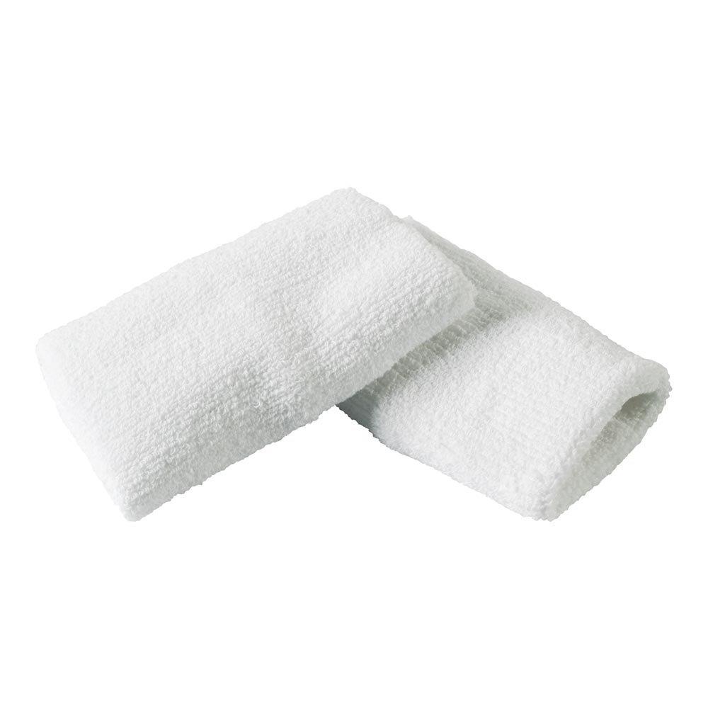 Gamma Sportline Double Wrist Bands Double Wristbands Elite (3-Ply) White - BeesActive Australia