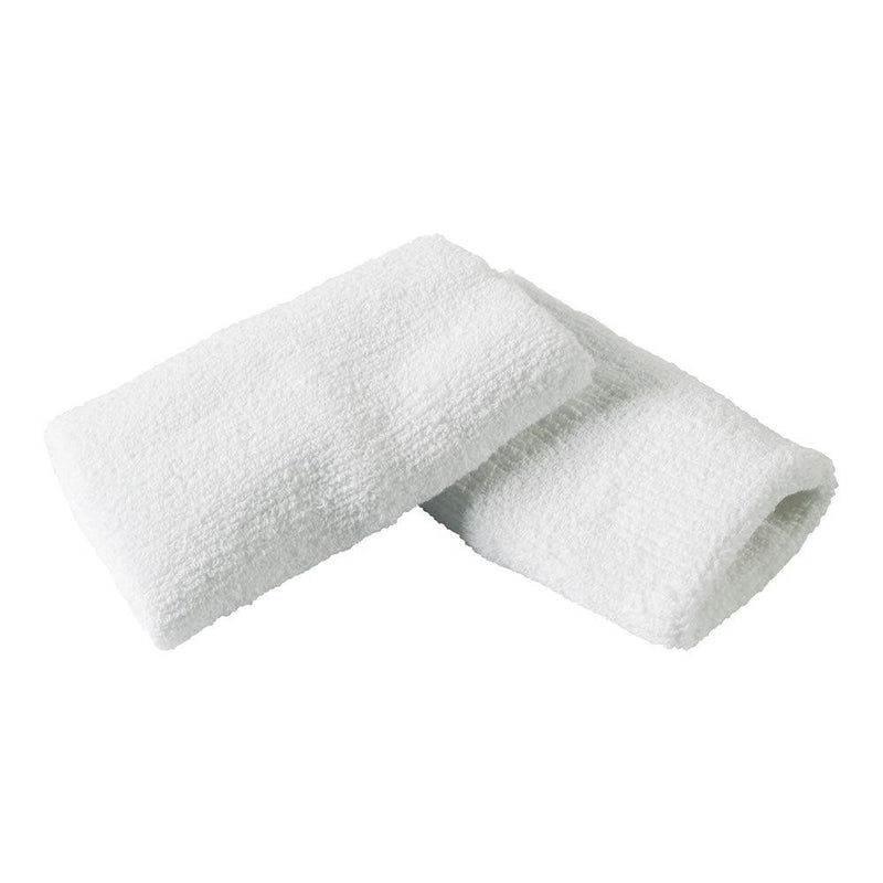 Gamma Sportline Double Wrist Bands Double Wristbands Elite (3-Ply) White - BeesActive Australia
