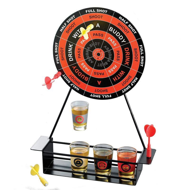 Crystal Clear Shot Glass Darts Bar Game Set, 2x2x2 - BeesActive Australia