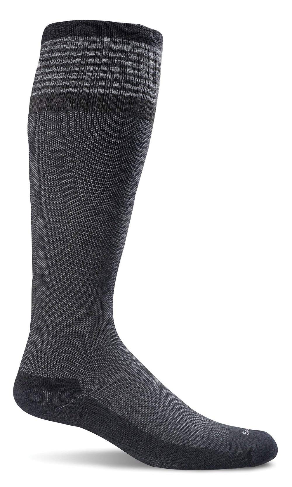 Sockwell Women's Elevation Firm Graduated Compression Socks Medium / Large Black-solid - BeesActive Australia
