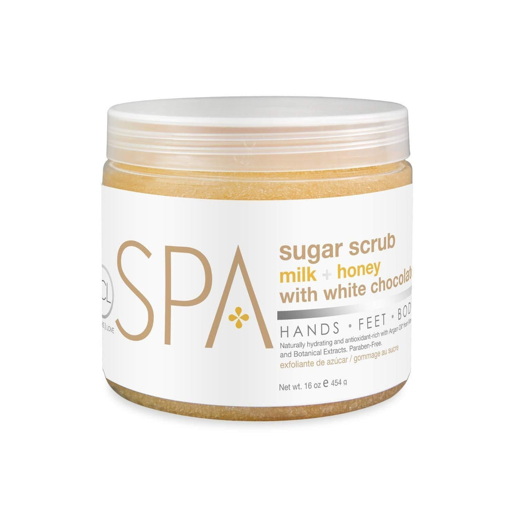 BCL SPA Sugar Scrub, 16 oz 16 Ounce Milk+ Honey with White Chocolate - BeesActive Australia