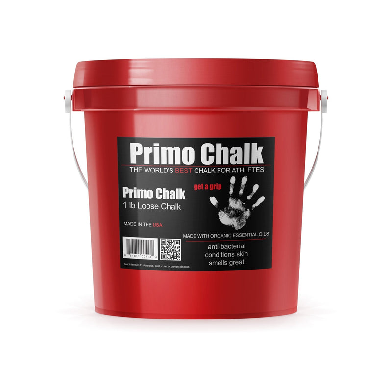 Primo Chalk Stop ruining Your Hands 1lb Bucket, The Way Climbing and Lifting Chalk Should be. Switch to Primo Gym Chalk and Experience The Difference for Yourself. - BeesActive Australia