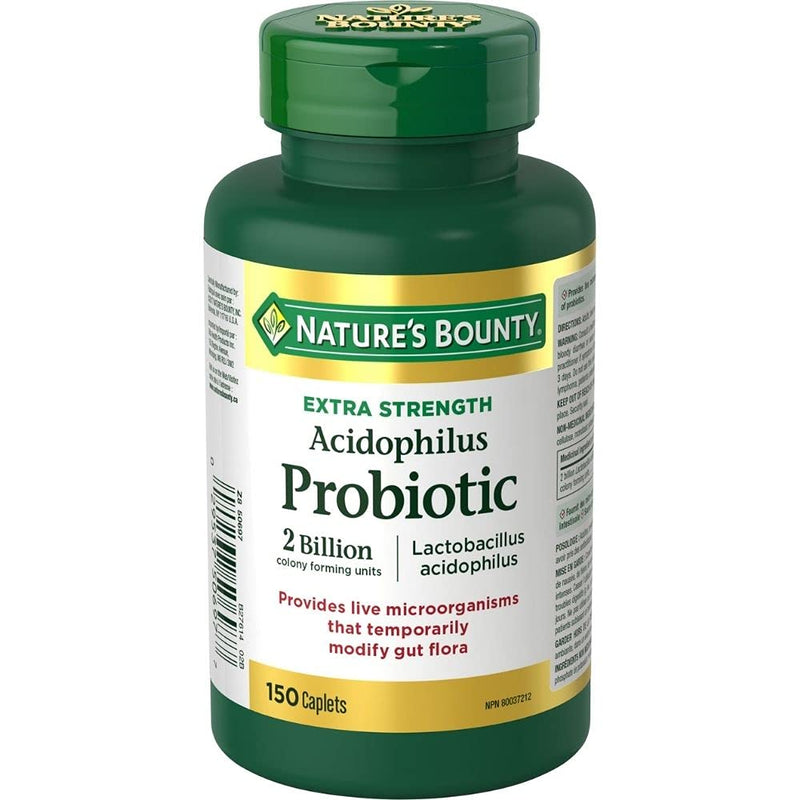 Nature's Bounty Acidophilus Probiotic 2 Billion, 150 caplets - BeesActive Australia