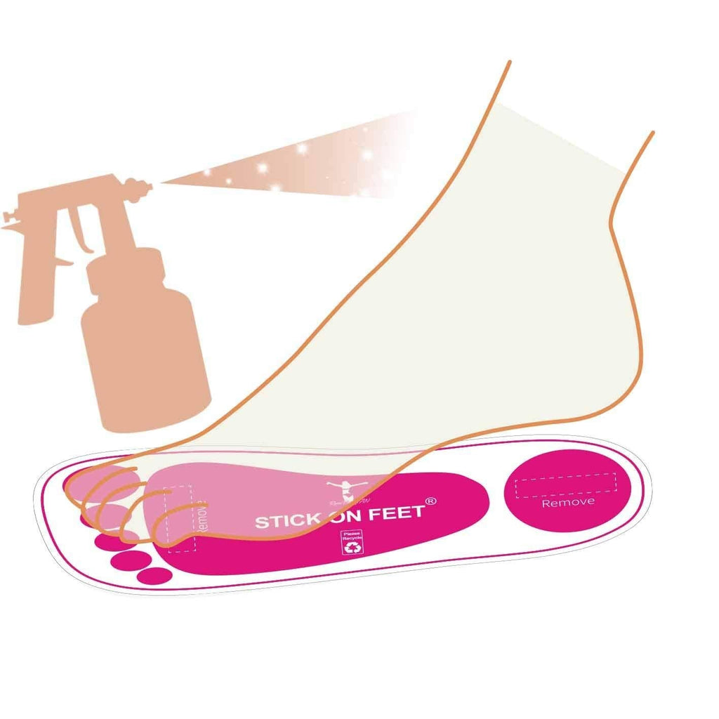 25 Pairs(50Feets) Premium Spray Tan Feet Pads Protectors PRO Sunless Airbrush Spray Tanning Tent Foot Protection - BeesActive Australia