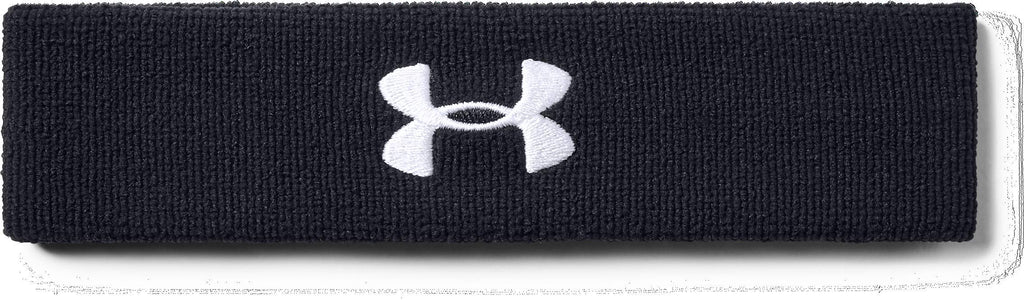 Under Armour Men's Performance Headband One Size Fits All Black (001)/White - BeesActive Australia