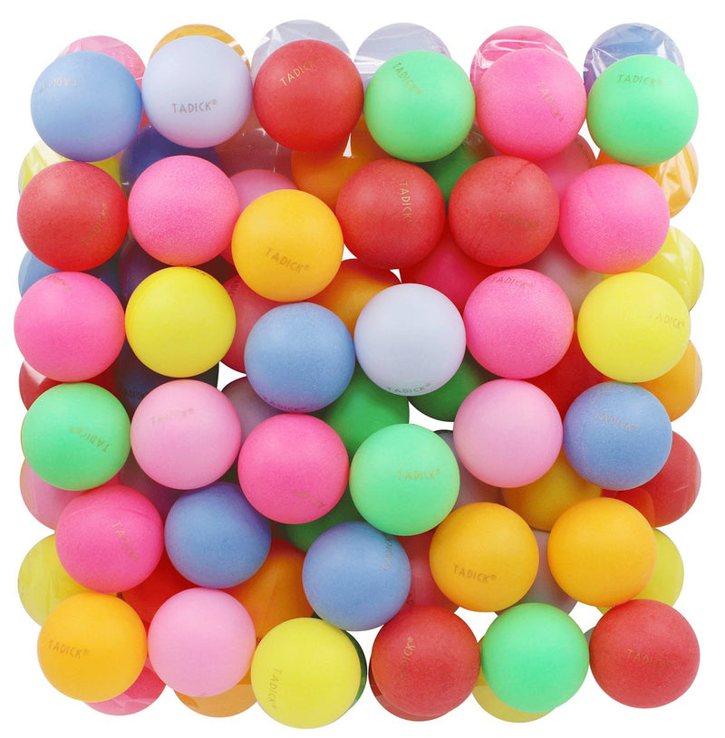 TADICK Assorted Color 50 Pack Beer Ping Pong Balls Washable Plastic Table Tennis Ball - BeesActive Australia