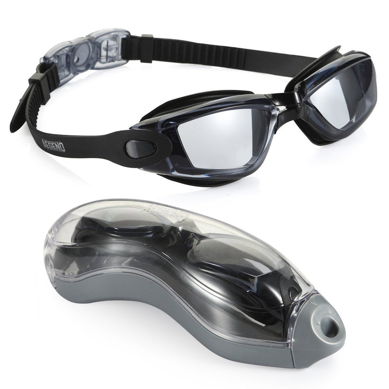 Aegend Swim Goggles, Swimming Goggles No Leaking Anti Fog Adult Men Women Youth Black - BeesActive Australia