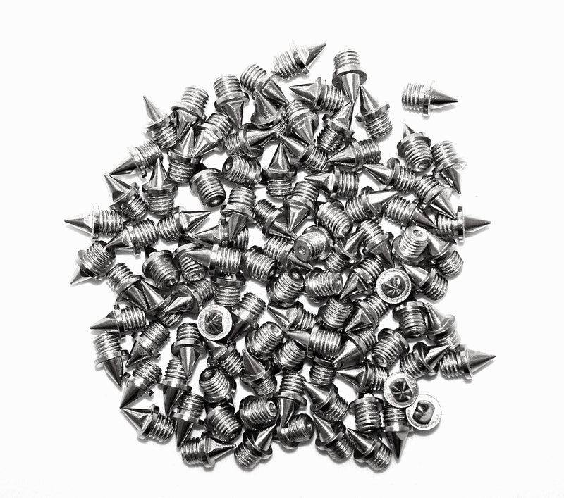 ecoSpikes 1/4 inch (6mm) Stainless Steel Track/Cross Country Spikes (Bag of 100) - BeesActive Australia