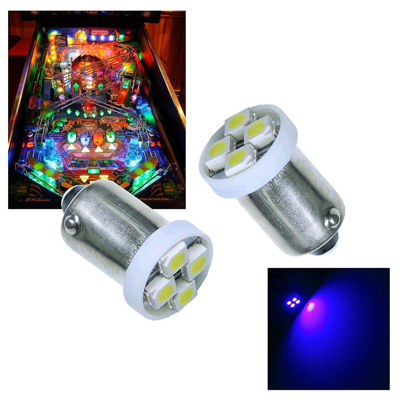 PA 10PCS #1893 #44 #47 #756 #1847 BA9S 4SMD LED Wedge Pinball Machine Light Bulb Pink (Purple)-6.3V - BeesActive Australia