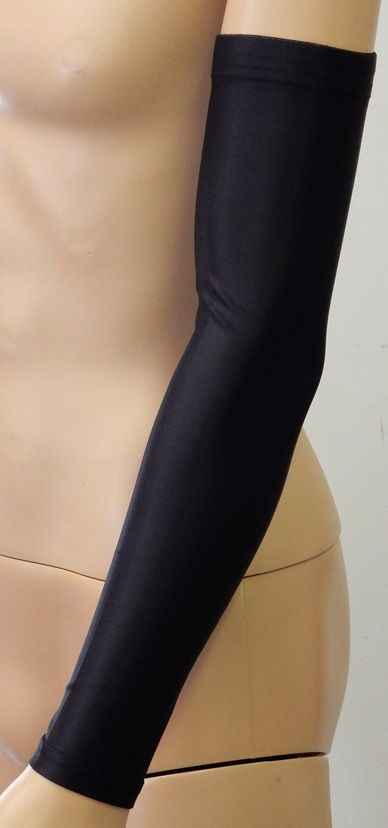 Sports Farm (Youth & Adult Solid Color Moisture Wicking Compression Arm Sleeve Black Youth Medium - BeesActive Australia