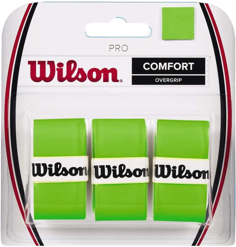 Wilson Pro Tennis Racquet Over Grip, Pack of 3 Green - BeesActive Australia