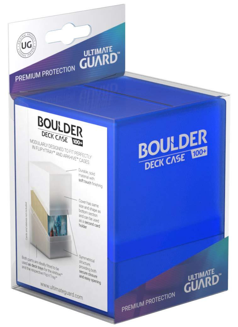 Ultimate Guard Boulder Deck Case 100+ Card Game, Sapphire, Large (UGD010691) - BeesActive Australia
