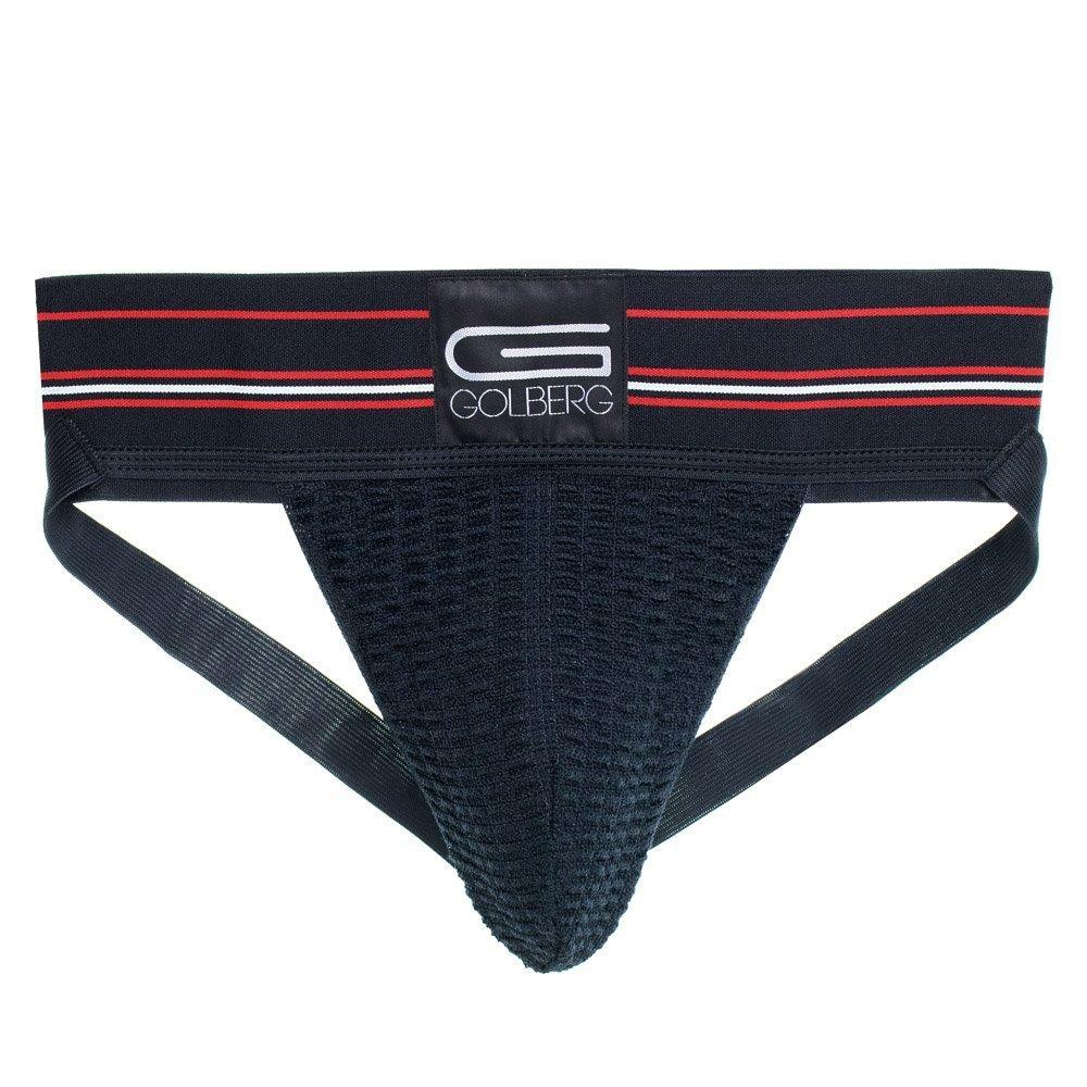 GOLBERG G Athletic Supporter - Naturally Contoured Waistband - Multiple Colors Medium / 32-38 Waist Pitch Black - BeesActive Australia