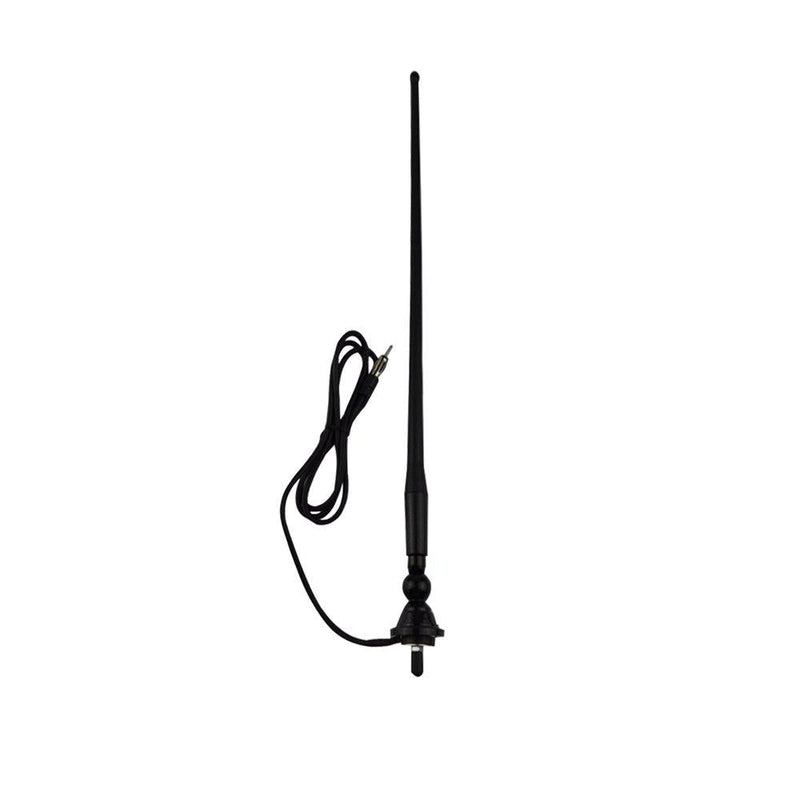 Herdio Waterproof Marine Radio Antenna Rubber Duck Dipole Flexible Mast FM AM Antenna for Boat Car ATV UTV RZR SPA-Black Black - BeesActive Australia