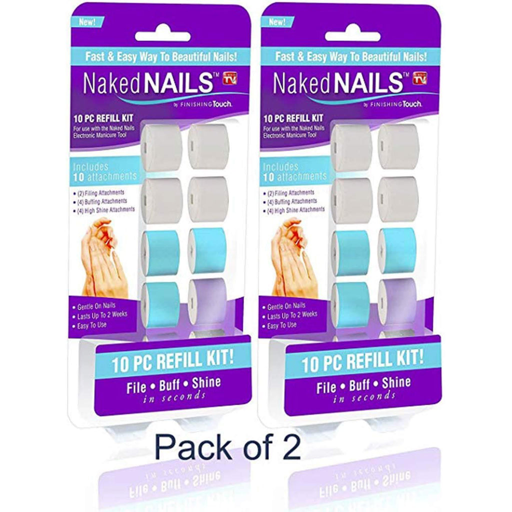 Naked Nails Refills Replacement Parts Buffers, Files & Shines (Pack of 2) - BeesActive Australia