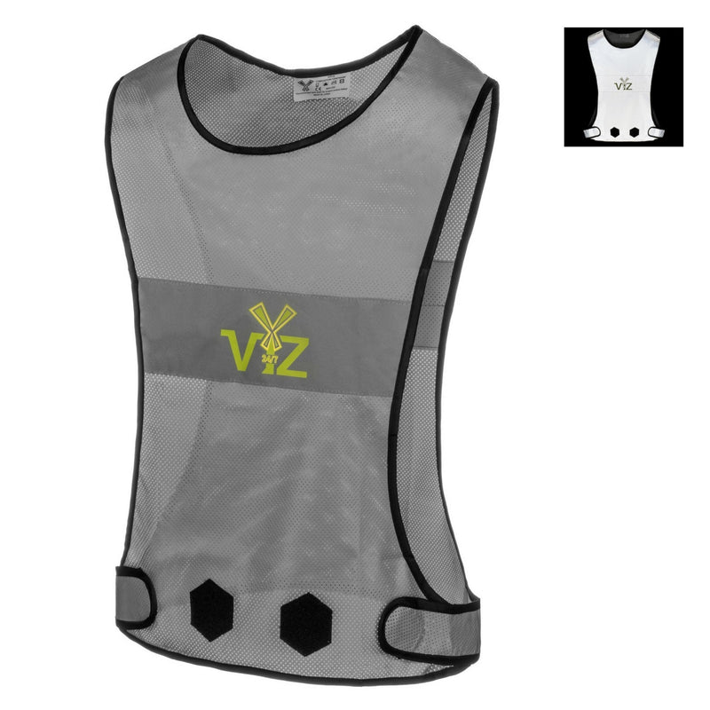 247 Viz Blaze - Reflective Vest 360 - Be Seen from All Angles While Running, Walking Jogging, Cycling, Horseback Ridding & on a Motorcycle, High Visibility with Full Reflective Surface Area Small - BeesActive Australia