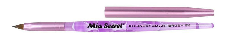 Mia Secret - Nail Brush KOLINSKY ART BRUSH 3D Art Brush #4 (Purple) NewI Item ! - BeesActive Australia