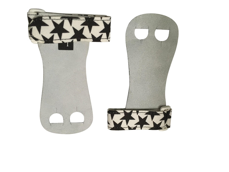 PUSH Athletic Gymnastics Youth Hand Grips Black Stars,White Band Small - BeesActive Australia