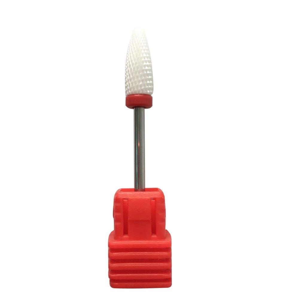 UZMEI Nail Care 3/32" Shank Ceramic Nail Drill Bits for Electric Manicure Grinding Machine(Fine, Ceramic) Fine - BeesActive Australia