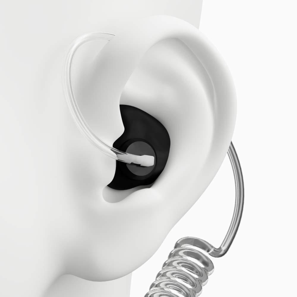 Decibullz - Custom Molded Security Radio Adapters, Thermo-Fit Earpieces Designed for Clear Acoustic Tube Radios, Isolation - BeesActive Australia