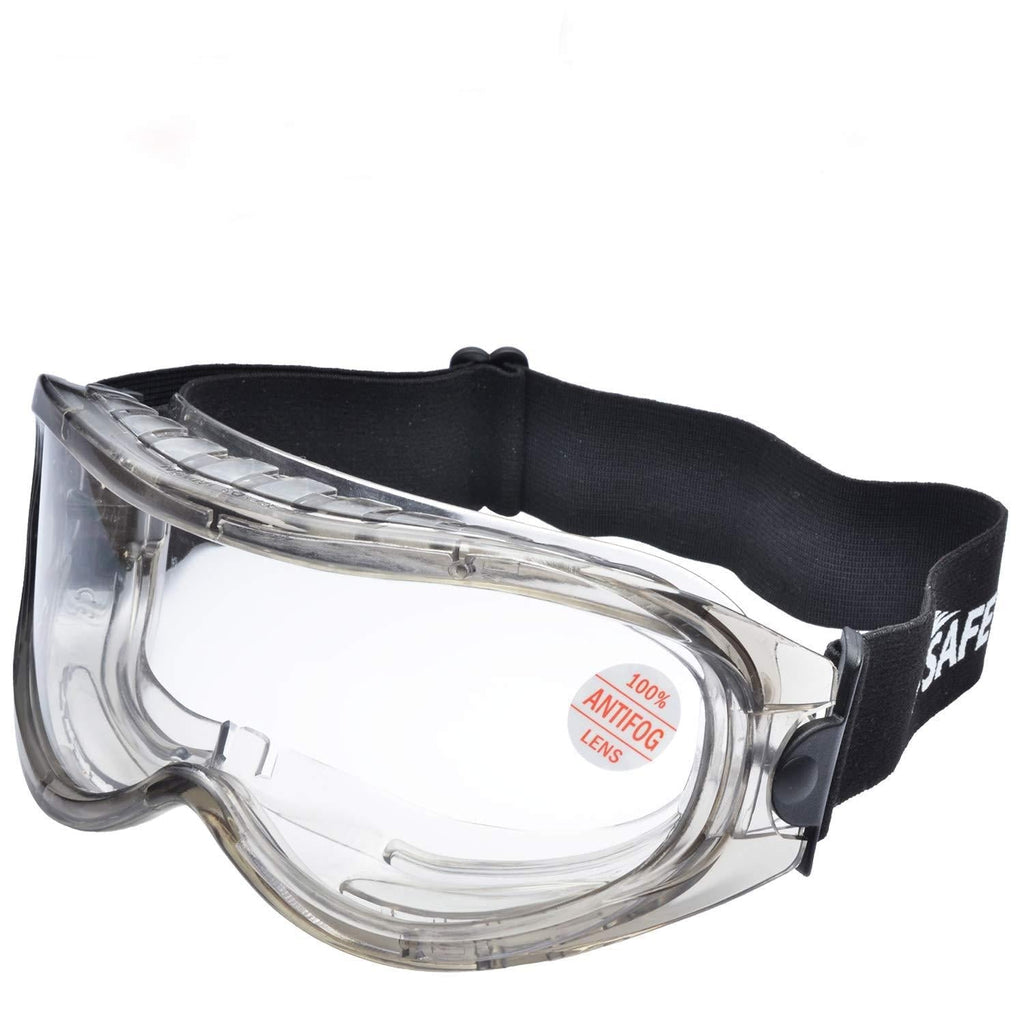 Anti Fog Safety Goggle Scratch Resistant Safety Over Glasses Lens UV Protection Grey - BeesActive Australia
