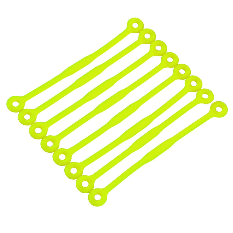 Andux Tennis Racket Vibration Dampeners Squash Racket Shock Absorber Silicone Tennis String Shock Damping Pack of 8 BZQ-05 Yellow - BeesActive Australia