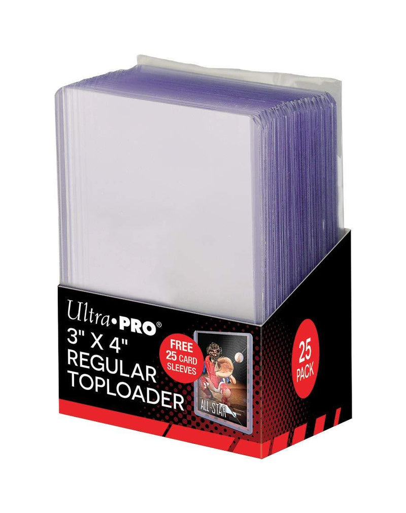 Ultra Pro 3" X 4" Regular Toploader 25 Count - BeesActive Australia