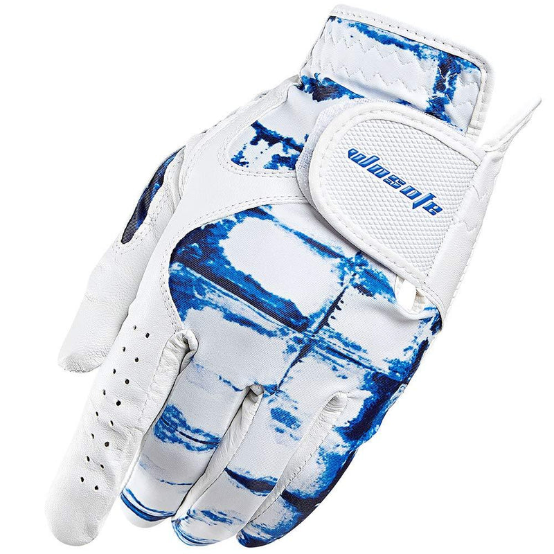 wosofe Golf Glove for Men's Left Hand White Soft Leather Breathable Professional Golf Hand Wear Small - BeesActive Australia