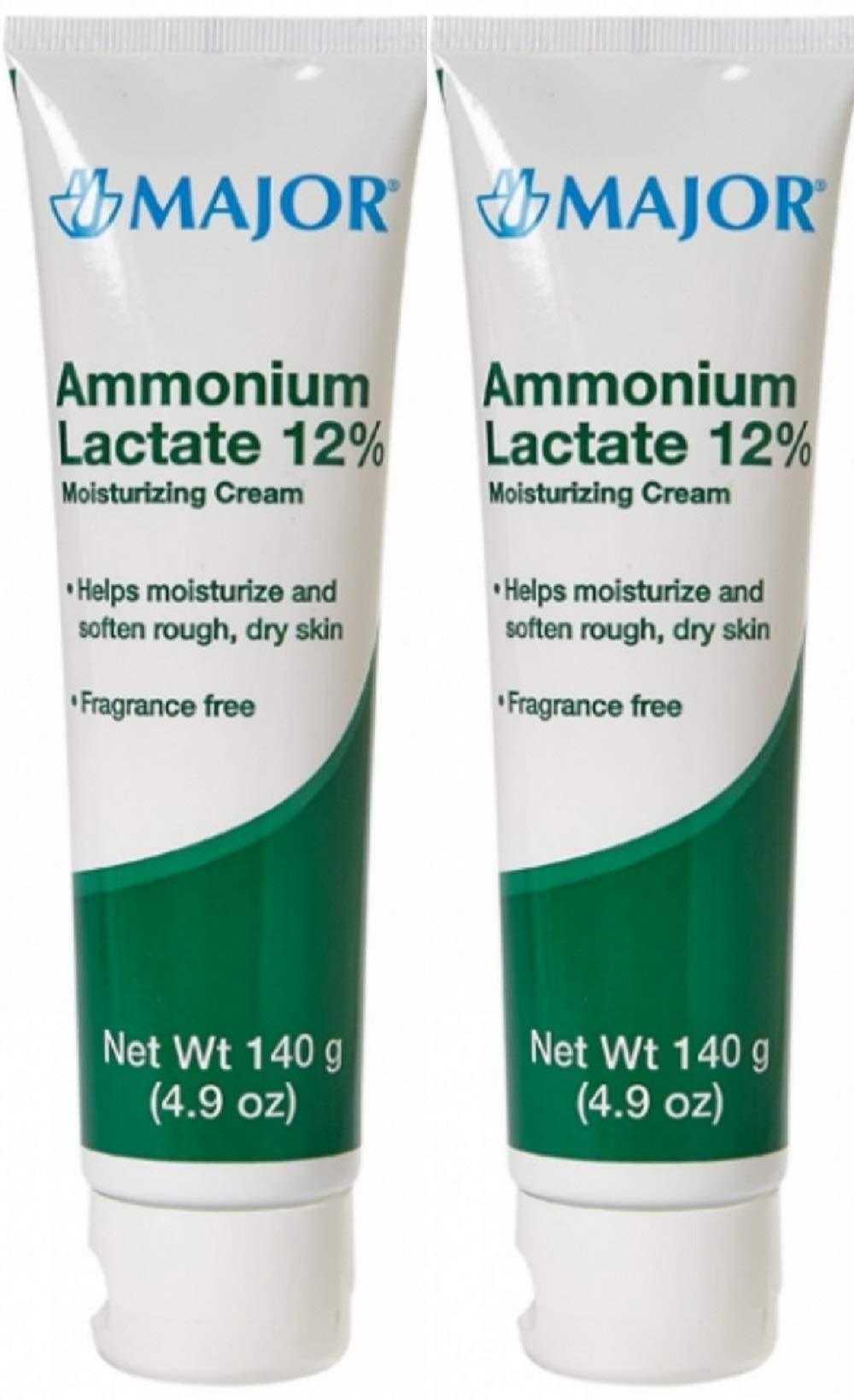 (2 Pack) MAJOR AMMONIUM LAC 12% CREAM AMMONIUM LACTATE-12% White 140 GM UPC 309045983485 4.93 Ounce (Pack of 2) - BeesActive Australia