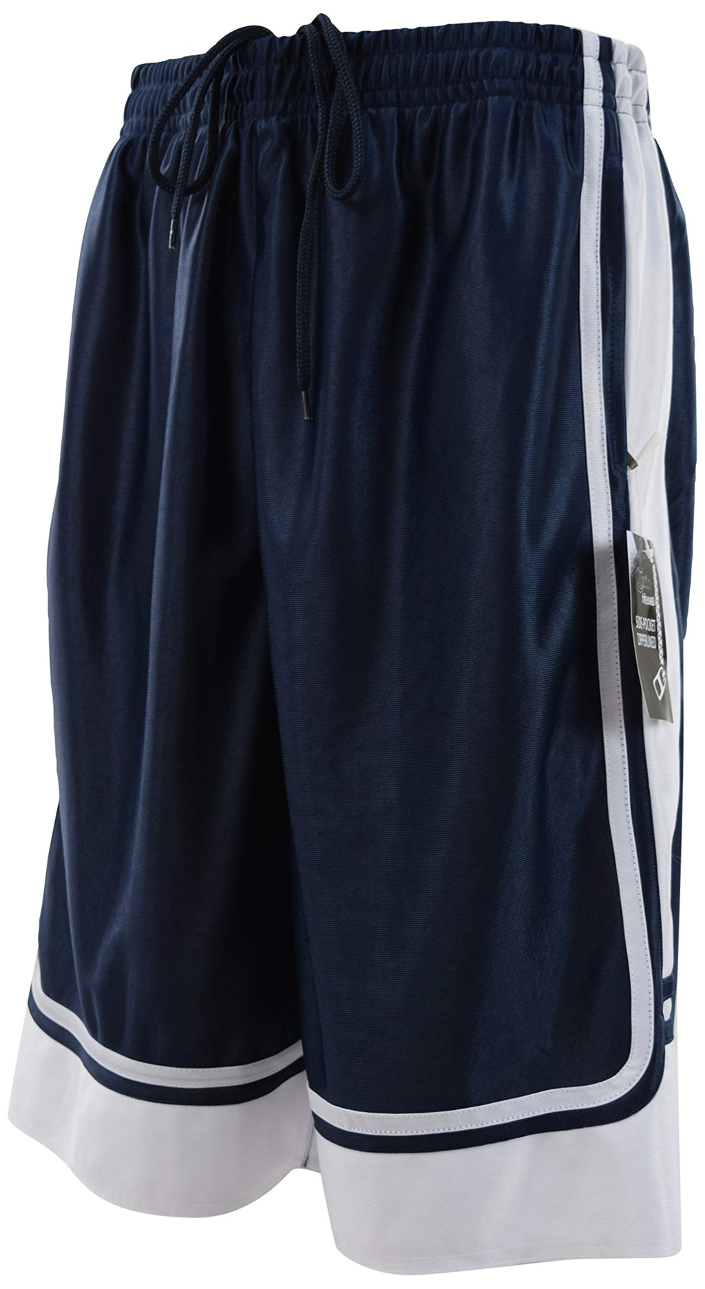 The JDP Co. Men's Athletic Gym Training Basketball Shorts Large 606-navy - BeesActive Australia
