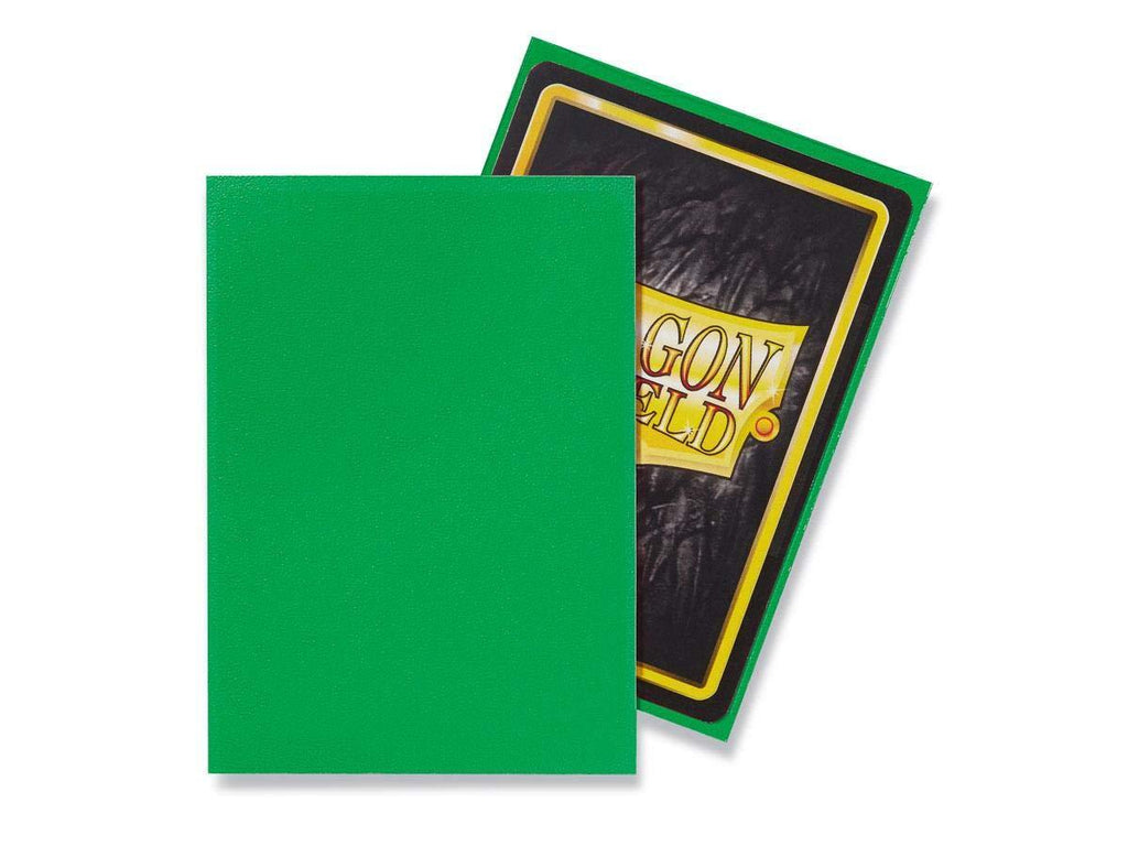 Dragon Shield 100 Count Standard Size Matte Deck Protector Sleeves Matte Apple Green - BeesActive Australia