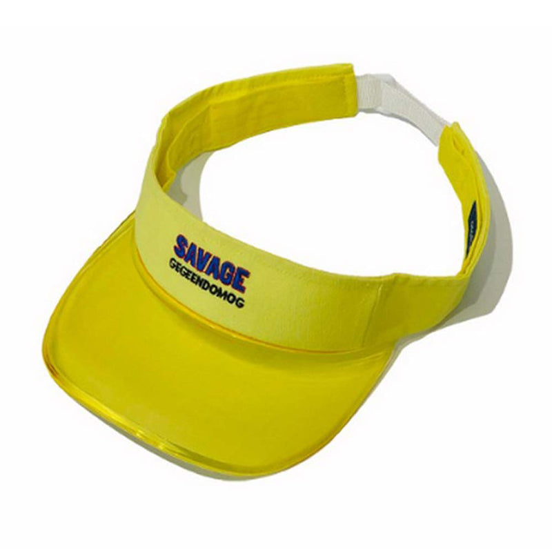 CLAPE Men Women Sport Sun Visor Plastic Transparent Brim Travel Clear Tennis Golf Beach Hat Hip Hop Dancing Cap Kd07-yellow - BeesActive Australia