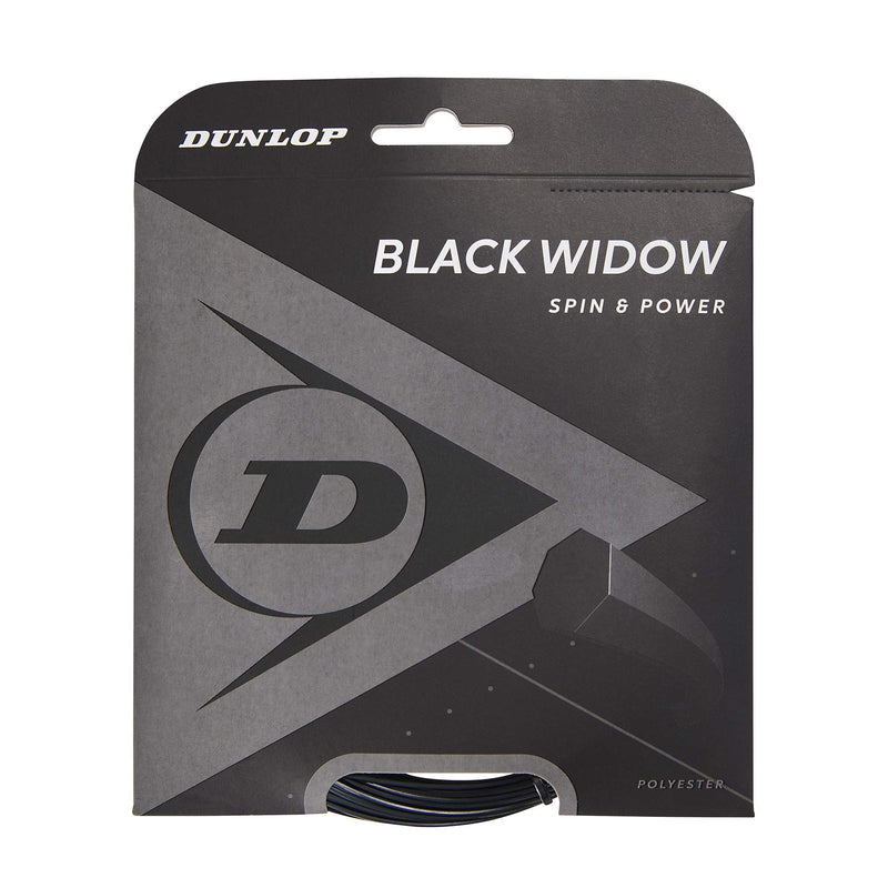 Dunlop Sports Black Widow Tennis String, 17G, 1 Set - BeesActive Australia