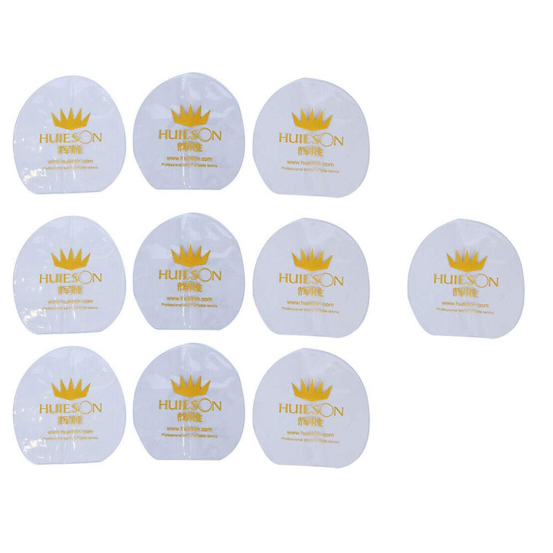 Acxico 10Pcs Ping Pong Table Tennis Racket Rubber Protection Film Protection Cover Transparent - BeesActive Australia