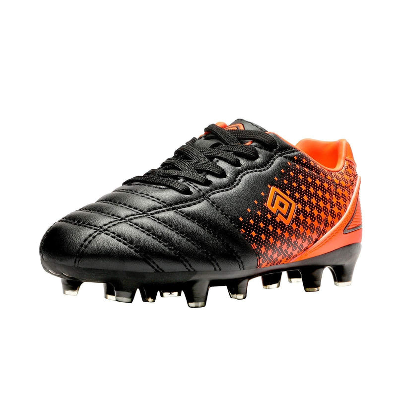 DREAM PAIRS Boys Girls Outdoor Football Shoes Soccer Cleats 10 Toddler Black/Orange - BeesActive Australia