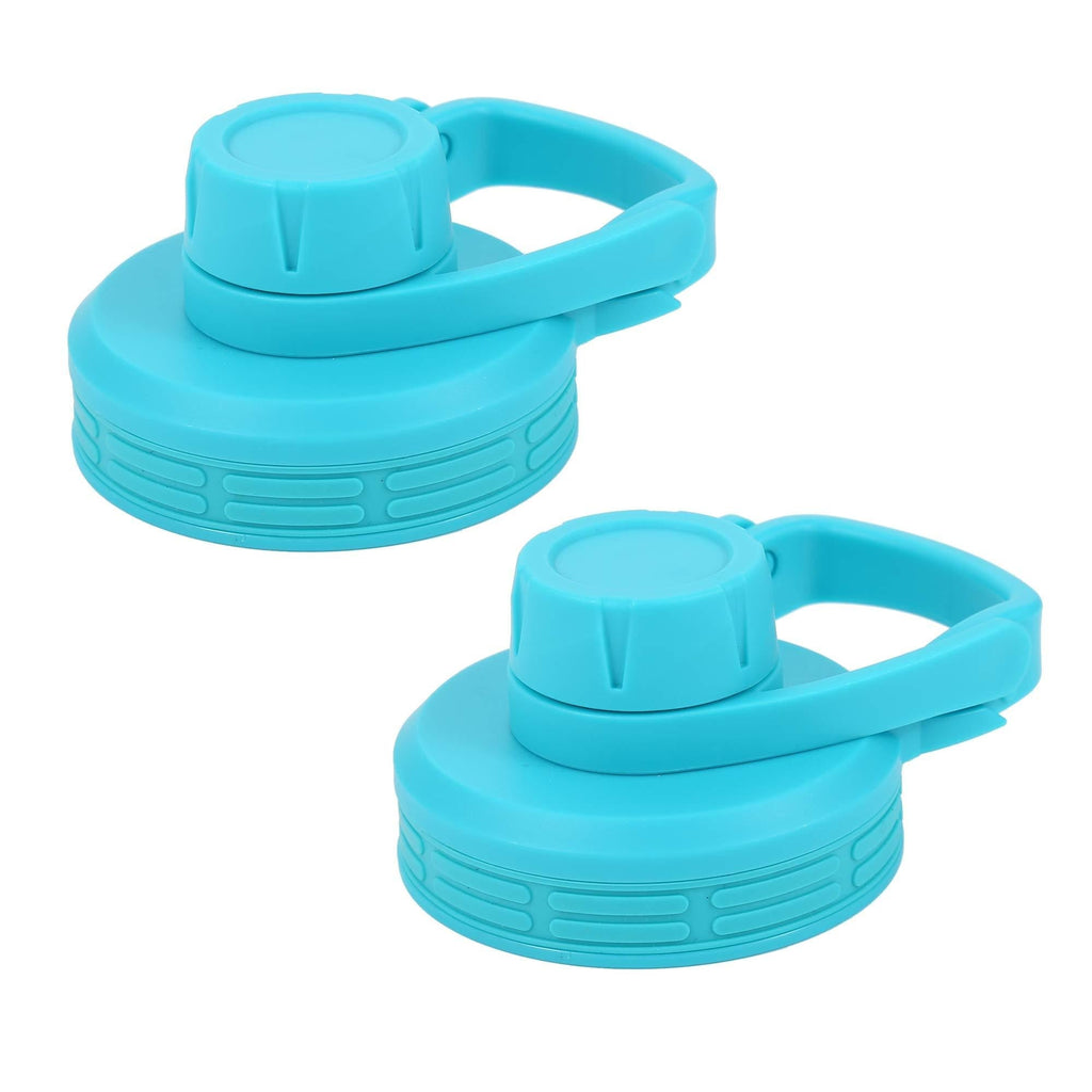 IRON °FLASK Spout Lid for Hydro Wide Mouth, Simple Insulated Sports Water Bottles, Modern Chug Lid, BPA Free (2 Lids) Aquamarine - BeesActive Australia
