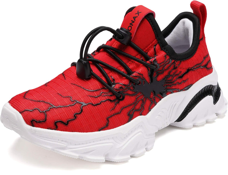 BRONAX Little/Big Kids Lightweight Athletic Tennis Shoes 1 Little Kid A Red - BeesActive Australia