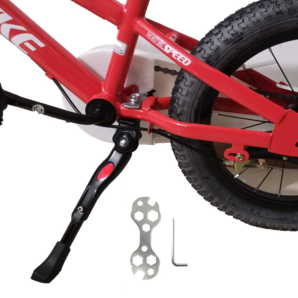 Veckuson Kickstand for Kids Bike, Bicycle Kickstands Center Mount for 16 18 20 22 Inch Bicycles Adjustable Aluminum Alloy Kickstands for 16-18inch 18-22inch Mountain Bike 16-20inch - BeesActive Australia
