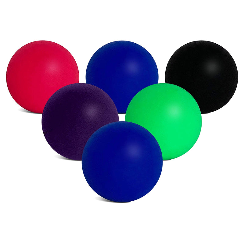 Replacement Paddle Ball Beach Balls for use with Beachball, Smashball, Kadima, Watercolors and Other Beach Paddle Ball and Beach Tennis Games | Set of 6 Paddle Balls in High Visibility Colors - BeesActive Australia