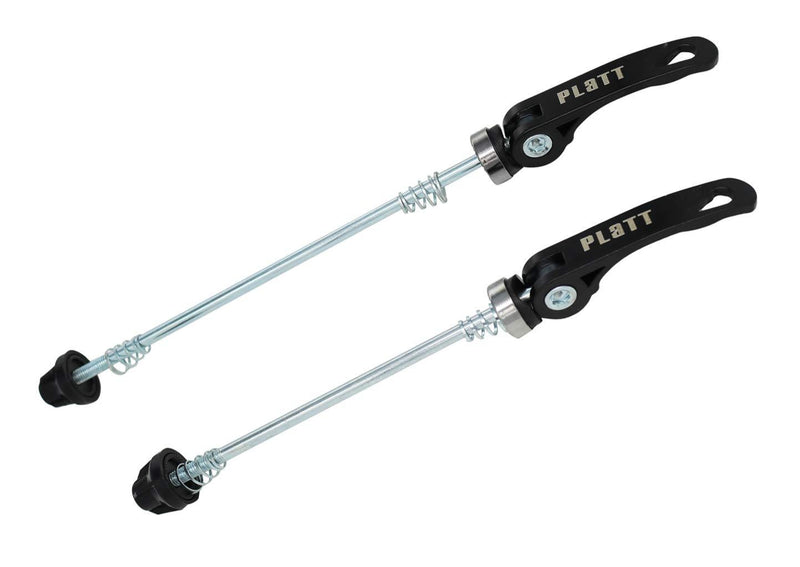 Platt Bike Wheel Hub Skewers MTB Quick Release Skewers Front and Rear Axle Fit for Road Bike,Mountain Bike,BMX (1Pair) black - BeesActive Australia